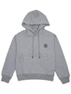 Back logo cotton hooded top gray - WOOYOUNGMI - BALAAN 3