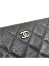 Women s A69251 Black Caviar Skin COCO Silver Logo Large Clutch - CHANEL - BALAAN 6