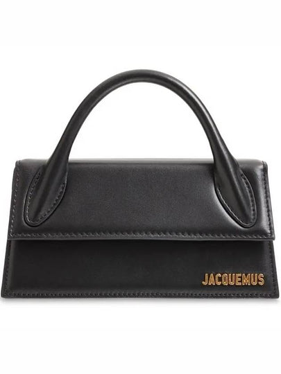 Le Chiquito Leather Tote Bag Black - JACQUEMUS - BALAAN 2