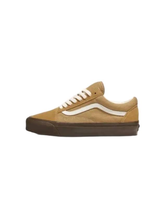 Old Skool 36 Low Top Sneakers Salt Wash Dirty Yellow - VANS - BALAAN 1