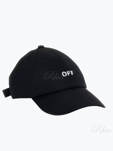 Logo embroidered cotton ball cap OMLB06DC99FAB0011001 - OFF WHITE - BALAAN 1