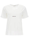 Rive Gauche Short Sleeve T-Shirt White - SAINT LAURENT - BALAAN 2