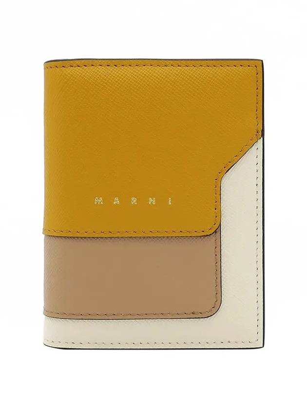 Tricolor bifold card wallet PFMO0076U1 LV520 Z648M - MARNI - BALAAN 2