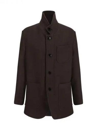 Ami pocket wool coat 270689 - AMI - BALAAN 1