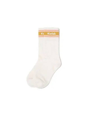 KODAK Apparel two way color point socks MUSTARD - KODO - BALAAN 1