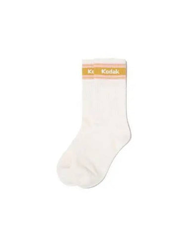 KODAK Apparel two way color point socks MUSTARD - KODO - BALAAN 1