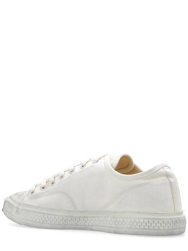 Logo Low Top Sneakers Off White - ACNE STUDIOS - BALAAN 4