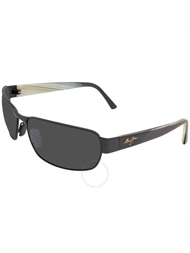 Maui Jim Black Coral Neutral Grey Rectangular Unisex Sunglasses 249-2M 65 - MAUI JIM - BALAAN 3