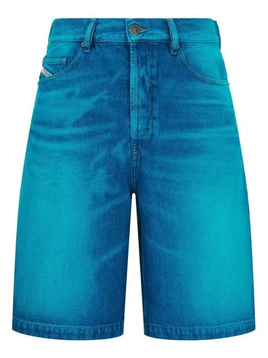 Tone on washed denim shorts D MACS blue - DIESEL - BALAAN 1