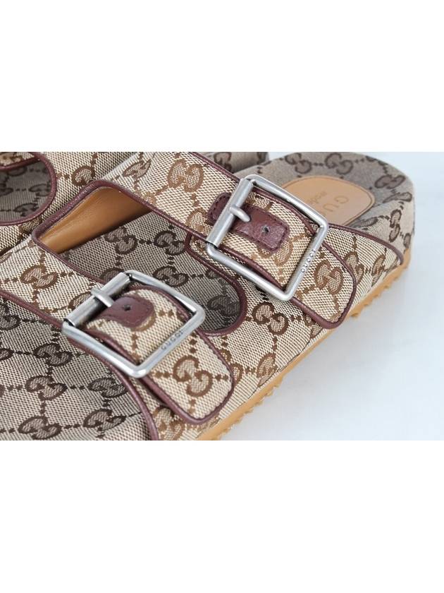 GG logo velcro sandals 5 250 - GUCCI - BALAAN 8