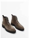 Classic Calf Commando Sole Apron Stitch Ankle Boots Dark Green - THOM BROWNE - BALAAN 2