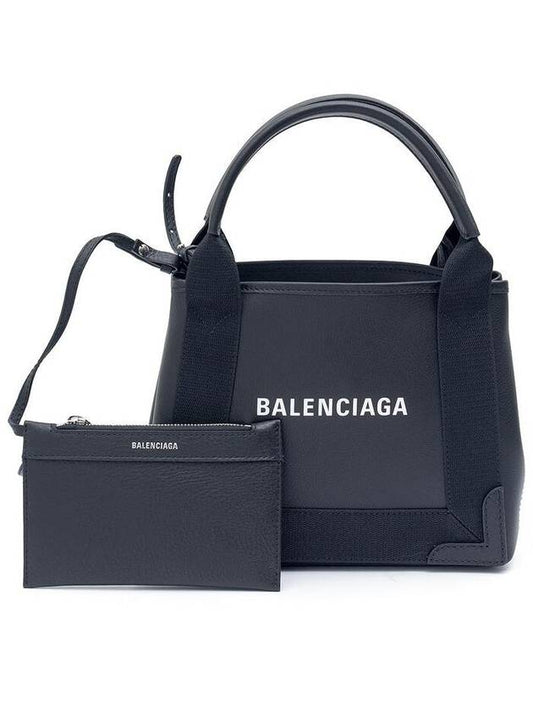 Cabas leather tote bag black - BALENCIAGA - BALAAN 2