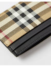 Vintage Check Card Wallet Beige - BURBERRY - BALAAN 8