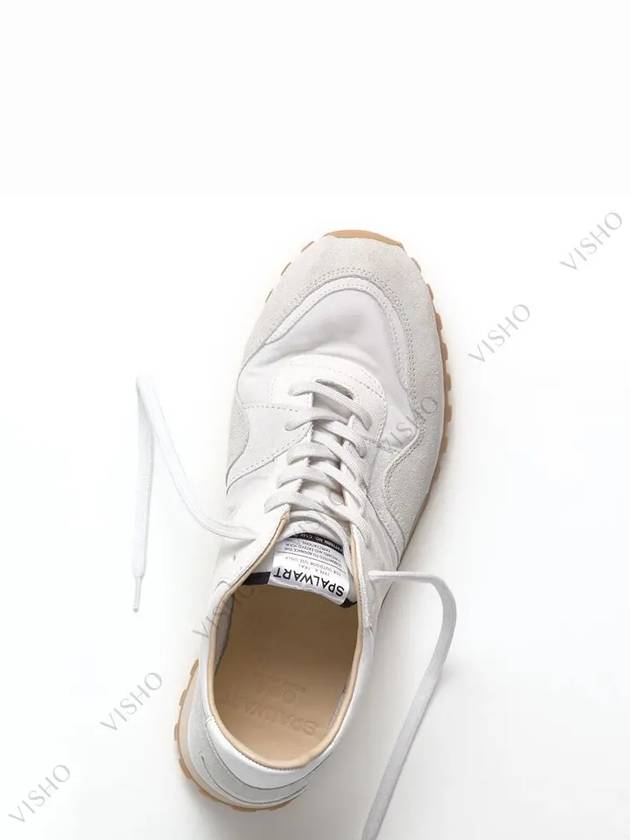 Men's Trail Leather Low Top Sneakers White - SPALWART - BALAAN 3