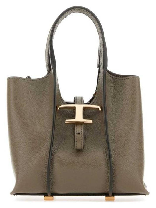 T Timeless Micro Tote Bag Grey - TOD'S - BALAAN 1