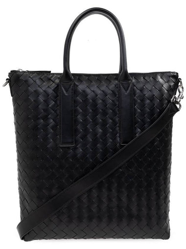 Bottega Veneta Bag North-South Type Shopper, Men's, Black - BOTTEGA VENETA - BALAAN 1