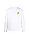 Men's Brush Arrow Slim Crew Neck Sweatshirt White - OFF WHITE - BALAAN 2