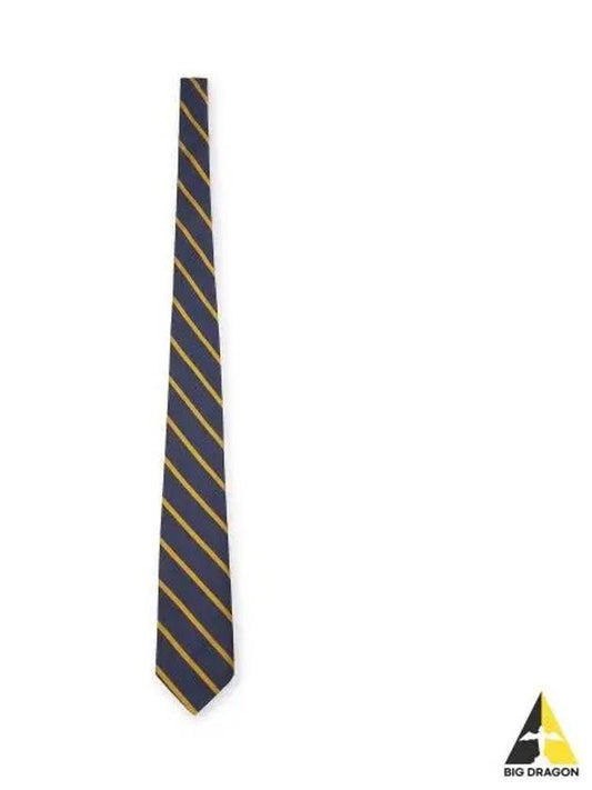 Striped Silk Rep Tie Navy - POLO RALPH LAUREN - BALAAN 1