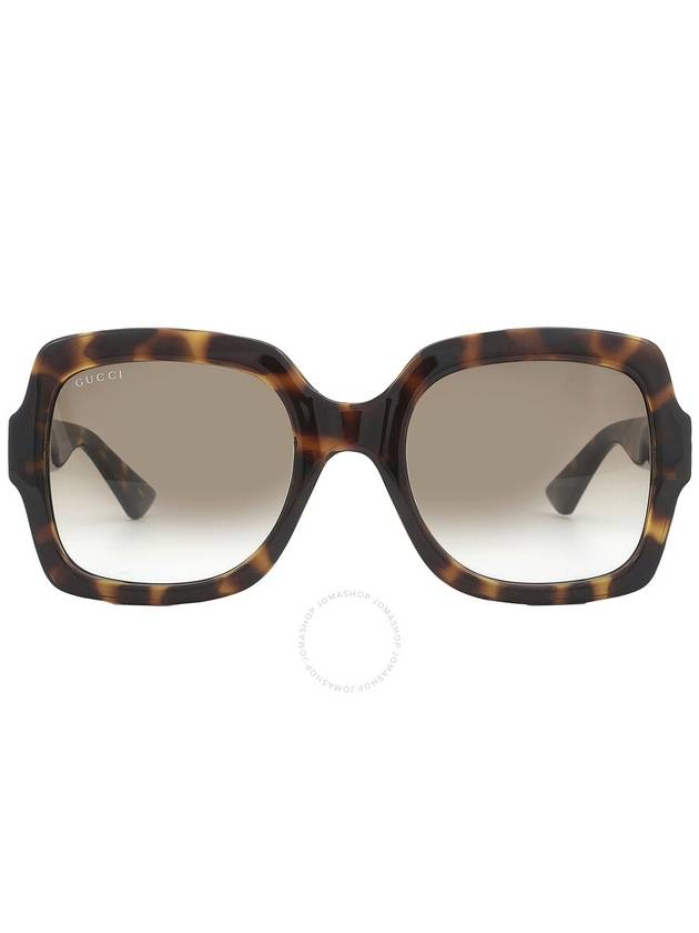 oversized tortoiseshell effect sunglasses GG1337S - GUCCI - BALAAN 2