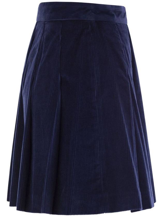 ZUCCA - Pleated velvet miniskirt - WEEKEND MAX MARA - BALAAN 3