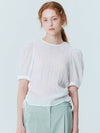 Crinkle string blouse_White - OPENING SUNSHINE - BALAAN 1