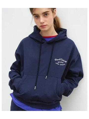 FRENCH CROP HOODY NAVY - BENSIMON - BALAAN 1