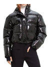 Vinyl Padding Jacket Black - COURREGES - BALAAN 8