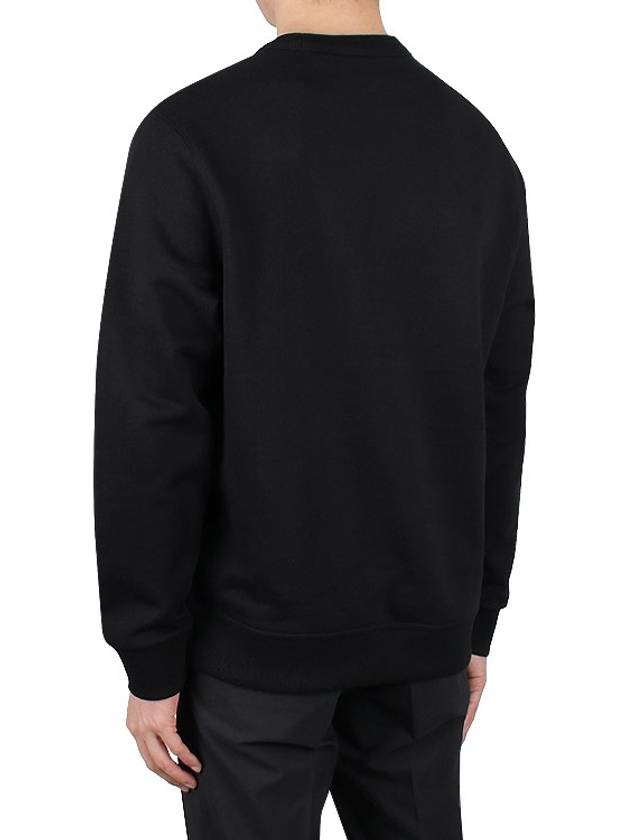 Front Logo Print Sweatshirt Black - BURBERRY - BALAAN 5