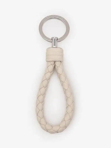 Intrecciato Nappa Keyring Beige 608783VO0BG9649 - BOTTEGA VENETA - BALAAN 1