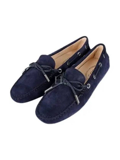 Gommino Suede Driving Shoes Blue - TOD'S - BALAAN 2