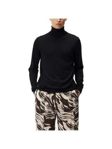 Lyd Merino Wool Turtleneck Black - J.LINDEBERG - BALAAN 1