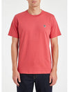 Zebra Logo Cotton Short Sleeve T-shirt Red - PAUL SMITH - BALAAN 3