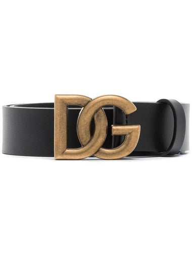 Dolce & Gabbana Logo Buckle Belt - DOLCE&GABBANA - BALAAN 1