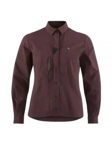 Women's Garm Long Sleeve Shirt Amaran Thread - KLATTERMUSEN - BALAAN 1