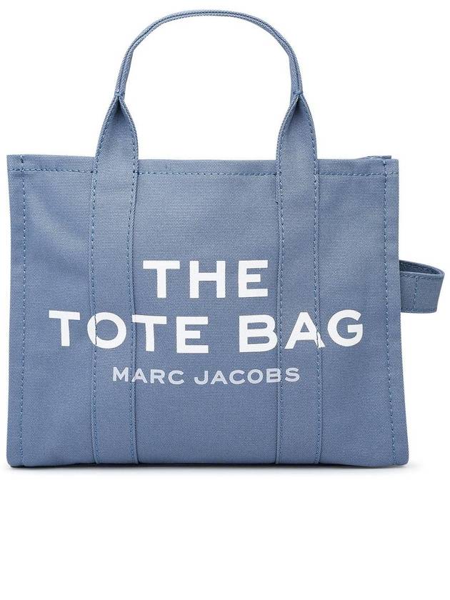 Logo Medium Canvas Tote Bag Blue - MARC JACOBS - BALAAN 2