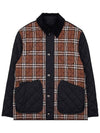 Vintage Check Quilted Jacket Brown - BURBERRY - BALAAN 2