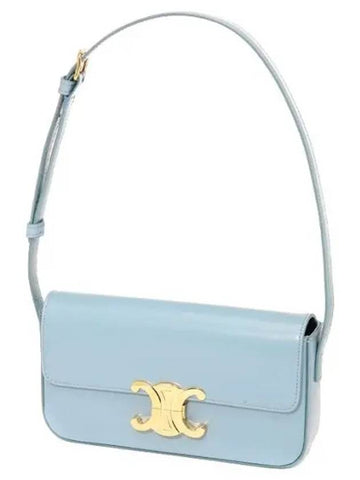 Shiny Calfskin Claude Shoulder Bag Women s - CELINE - BALAAN 1