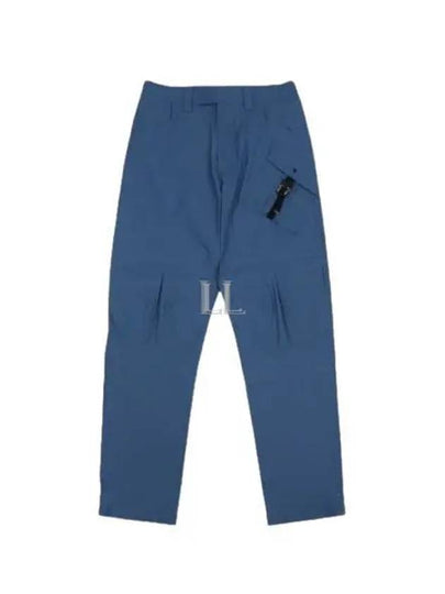 Logo Buckle Straight Pants Blue - DIOR - BALAAN 2