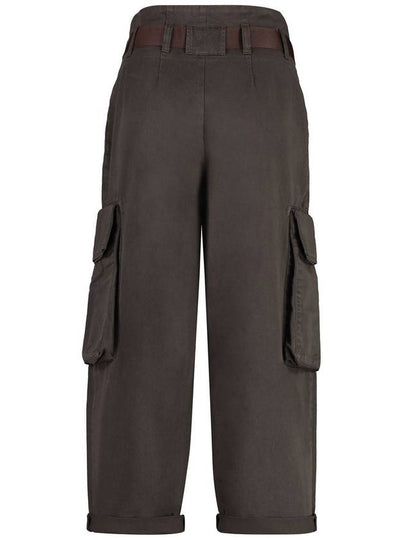 Pinko Ronfare Gabardine Cargo Trousers - PINKO - BALAAN 2