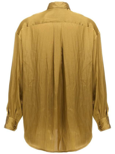 Nude Satin Shirt - NUDE - BALAAN 2