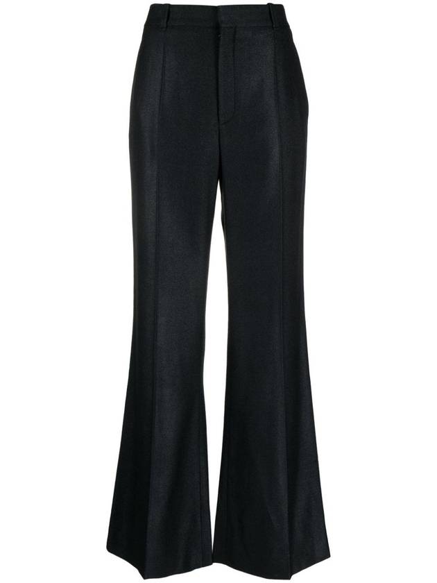 23 fw Wool Silk Blend Flare Leg Trousers CHC23WPA11065001 B0710745893 - CHLOE - BALAAN 1