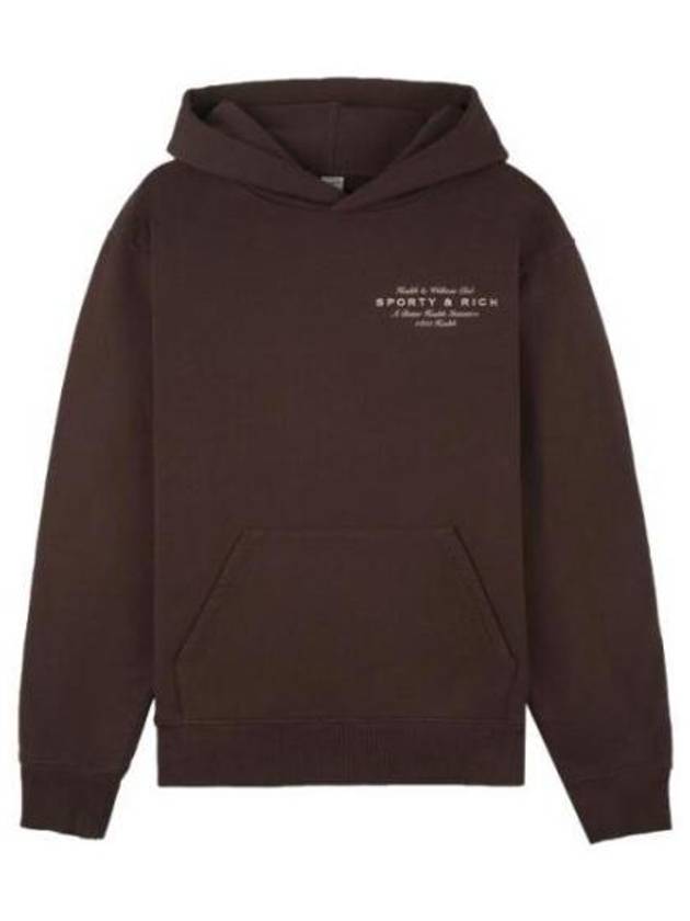 Hooded Sweatshirt WS066S410HC Free Chocolate Cream - SPORTY & RICH - BALAAN 1