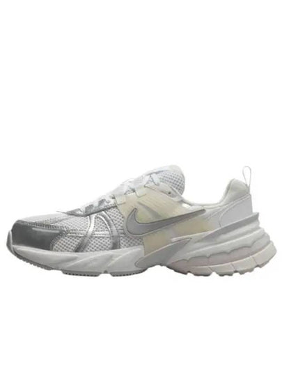 V2K Run Low Top Sneakers Metallic Silver White - NIKE - BALAAN 2