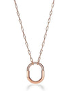 Tiffany Rock Pendant Rose Gold, Diamond Medium - TIFFANY & CO. - BALAAN 1