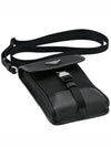 Re-Nylon Saffiano Leather Mini Bag Black - PRADA - BALAAN 5