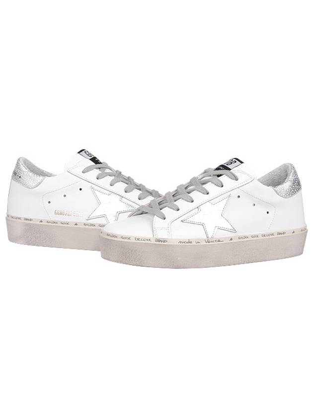 Hi Star White Metallic Silver Heel Tab Sneakers - GOLDEN GOOSE - BALAAN 2