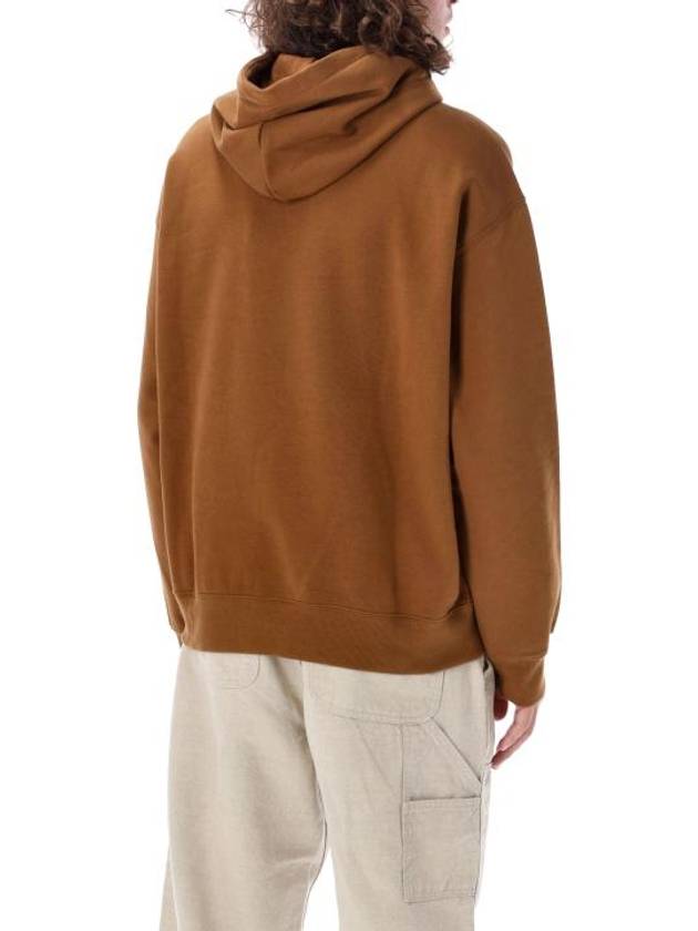 Carhartt WIP Hooded Sweatshirt I033930 HZXX Free Hamilton Brown - CARHARTT WIP - BALAAN 3