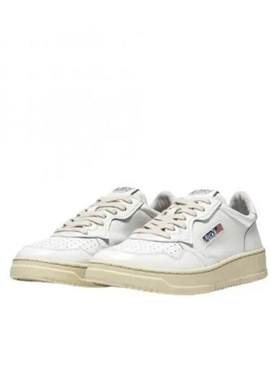 Medalist Leather Low Top Sneakers White - AUTRY - BALAAN 2