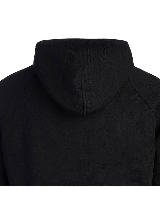 Wappen Patch Cotton Hooded Jacket Black - STONE ISLAND - BALAAN 7