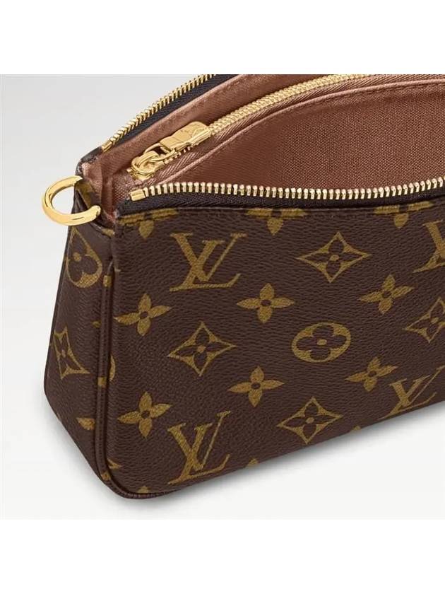 Pochette Accessoires Chain Monogram Shoulder Bag Brown - LOUIS VUITTON - BALAAN 5